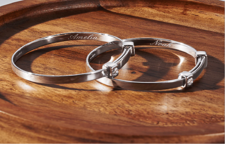 Welsh gold bangles